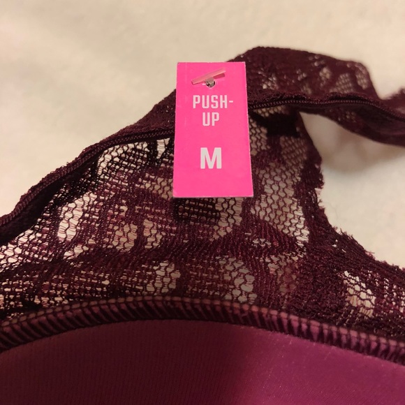 NWT PINK Victoria Secret Push-up Bralette Medium - Picture 5 of 6